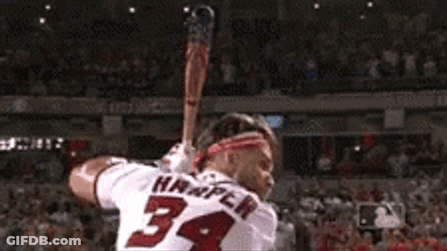 Home Run Derby Bryce Harper GIF
