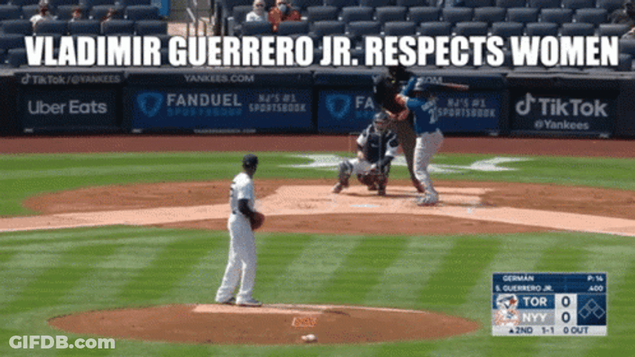 Home Run Derby Vladimir Guerrero Jr. Respect Women GIF