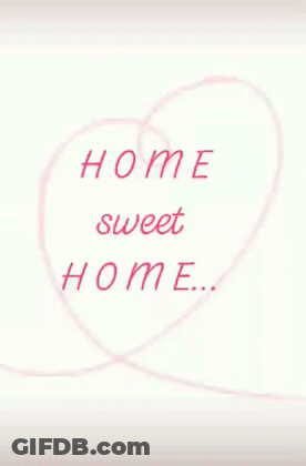 Home Sweet Home Heart GIF