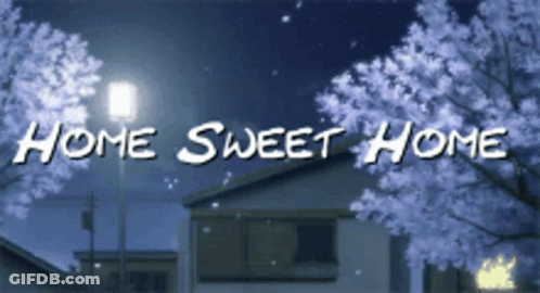 Home Sweet Home Sign GIF