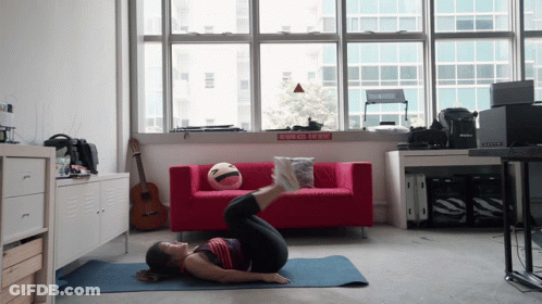 Home Workouts Exercise GIF