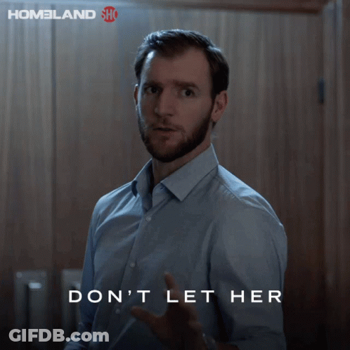 Homeland Poster Man With Beard GIF