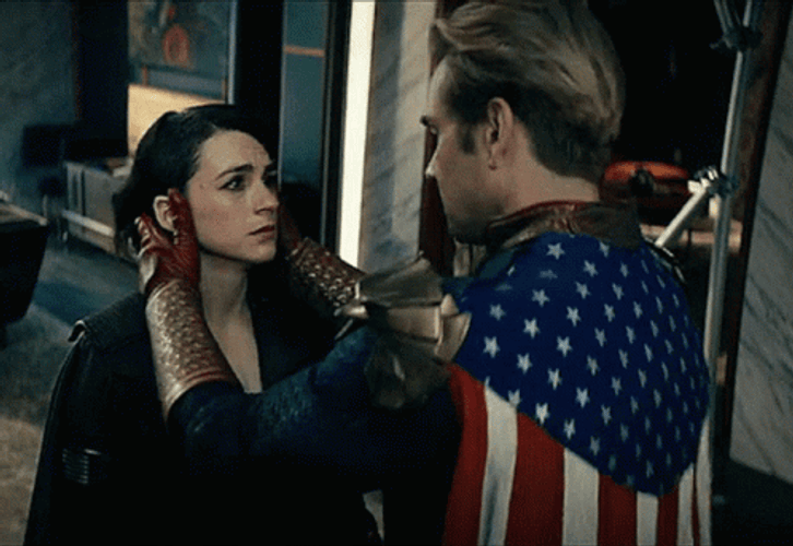 Homelander Kissing Stomrfront GIF