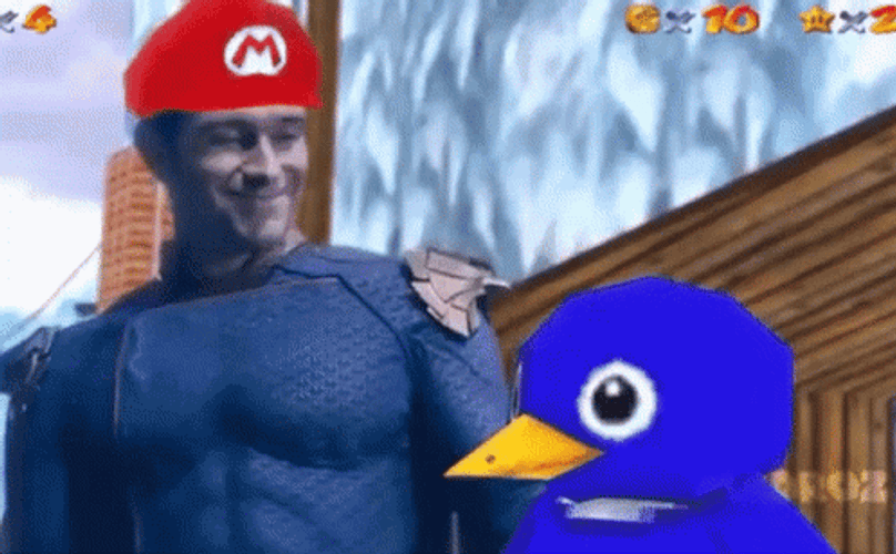 Homelander Mario Game Meme GIF
