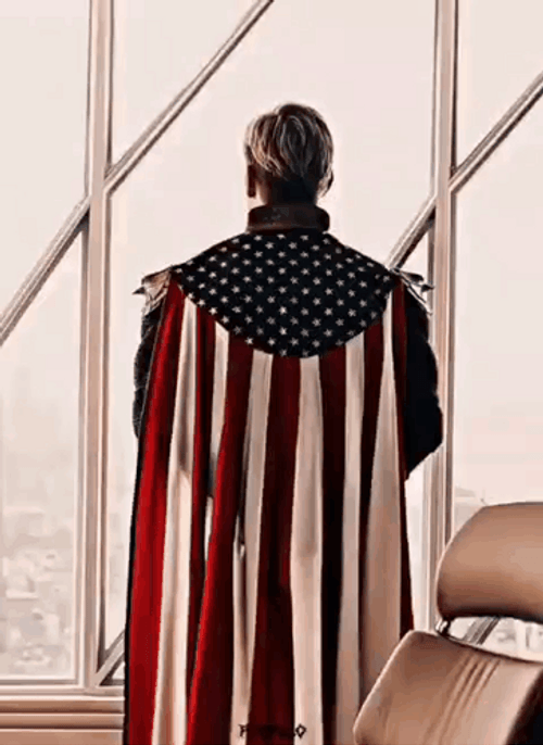 Homelander Meme Hiding Something GIF
