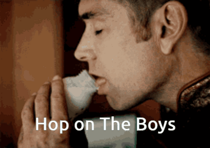 Homelander Meme Hop On The Boys GIF