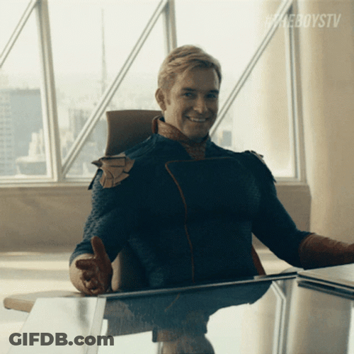 Homelander Meme Spread Hand GIF