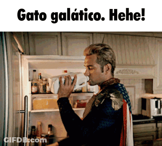 Homelander Milk Gato Galatico GIF