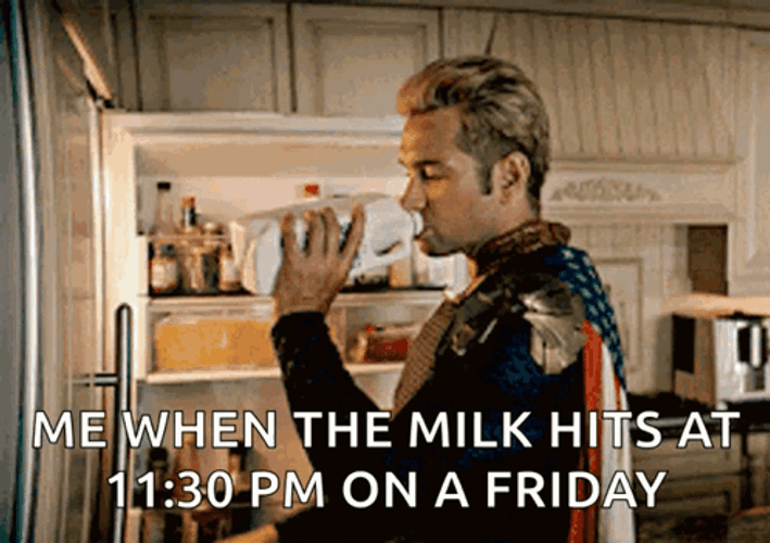 Homelander Milk Me At 11:30 Pm Friday GIF