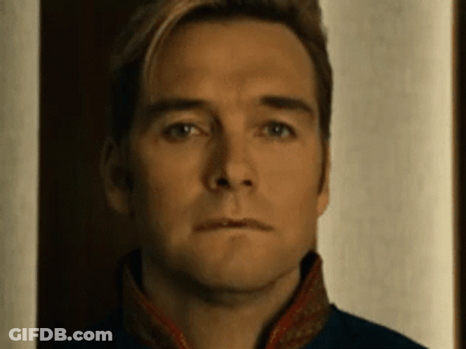 Homelander Milk Serious Face GIF