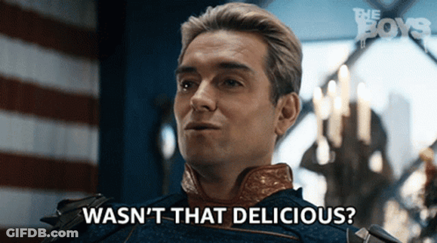 Homelander Milk Wasnt That Delicious GIF