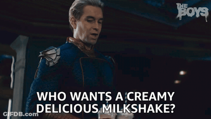 Homelander Milk Who Wants Milkshake GIF