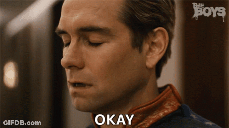 Homelander Sighs Okay GIF