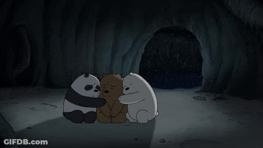 Homeless Cold Winter We Bare Bears GIF