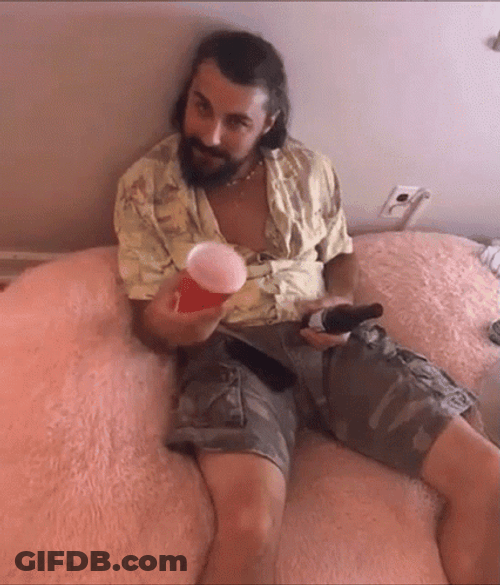 Homeless Drunk Guy Begging Money GIF