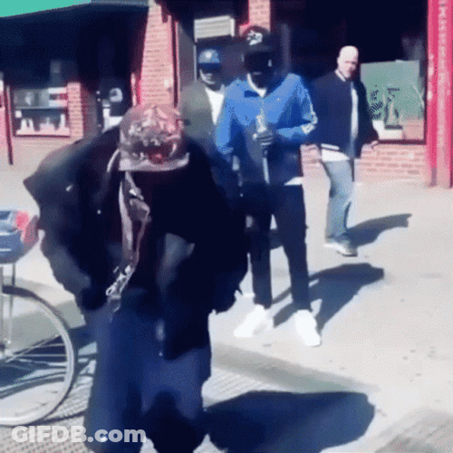 Homeless Guy Going Down Sewer GIF
