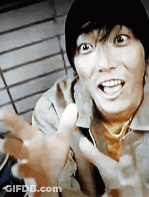 Homeless Korean Guy Face Close Up GIF