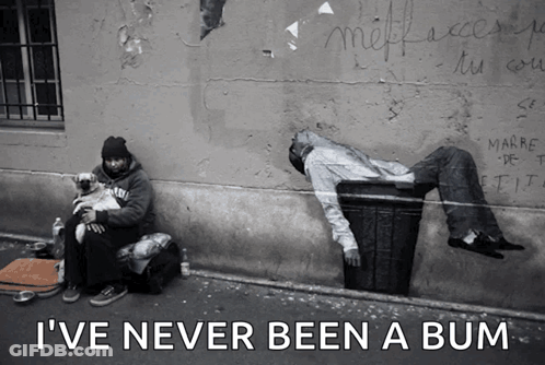 Homeless Lady GIF