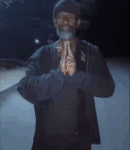Homeless Man Wild Domain Expansion GIF