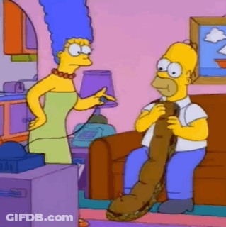 Homer And Marge Simpson GIF