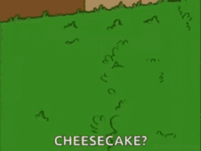 Homer Bush Simpson Cheesecake GIF