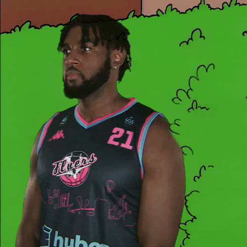 Homer Bushes Basketball Player Meme GIF