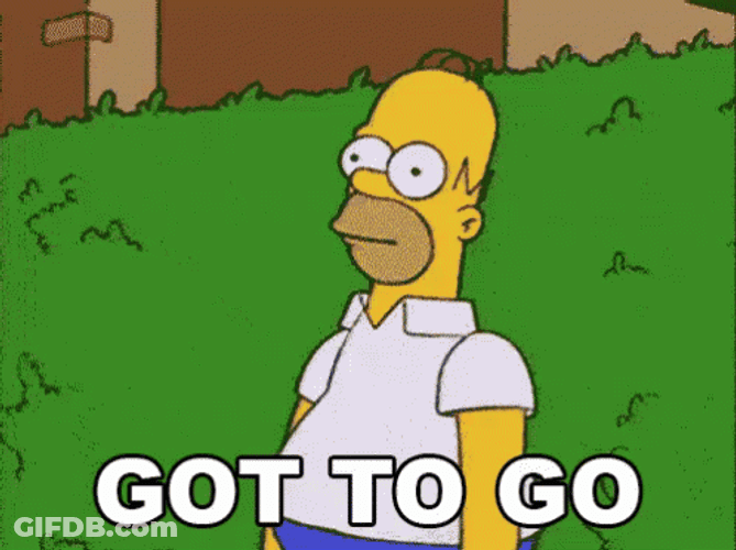 Homer Bushes Got To Go GIF