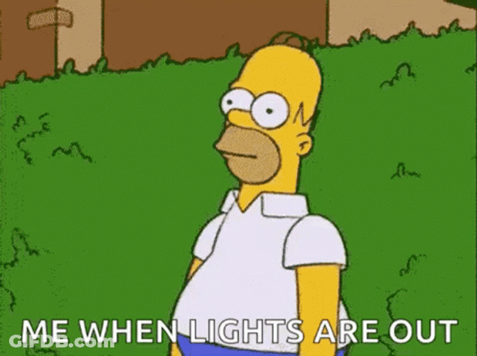 Homer Bushes Me When Lights Are Out GIF