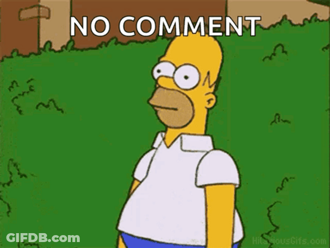 Homer Disappearing No Comment GIF