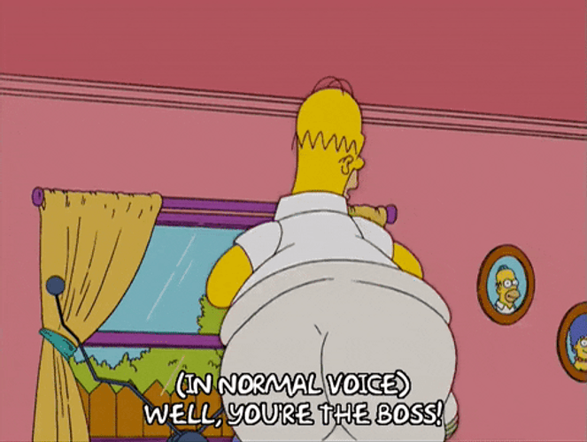 Homer Eating Large Sandwich GIF
