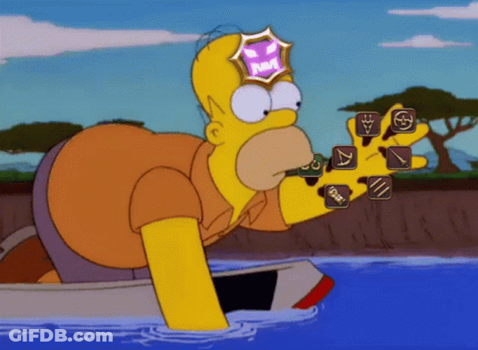 Homer Gets Kicked From Nra Leech GIF