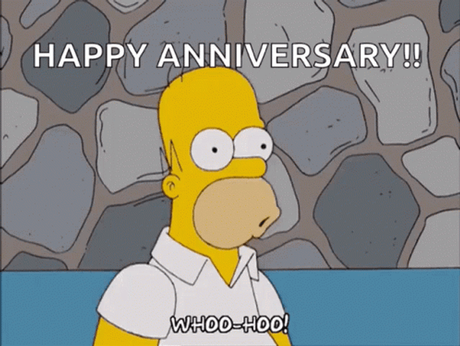 Homer Happy Anniversary Meme GIF