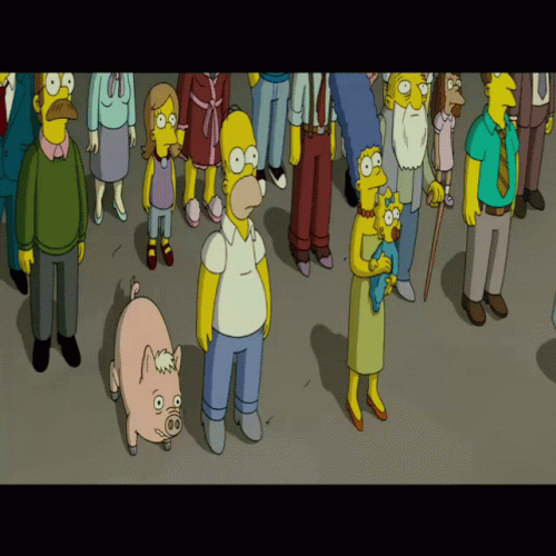 Homer Hiding Act Natural GIF