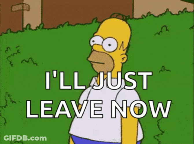 Homer Is Just Hiding Now GIF