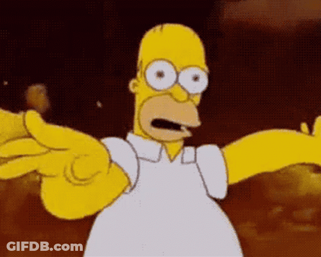 Homer Simpson Acid Trip Hypnotize GIF