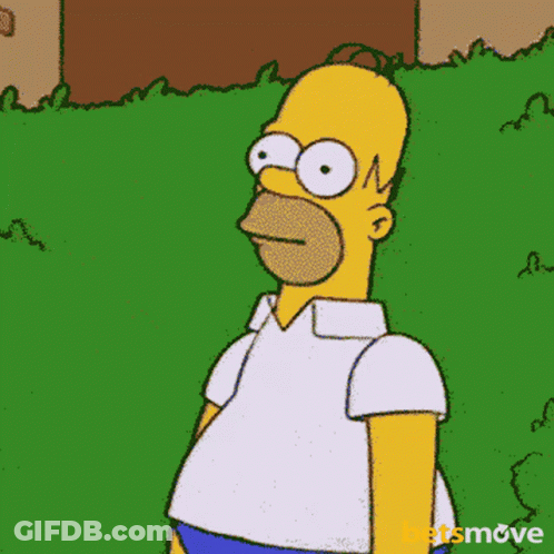 Homer Simpson And Marge Simpson Fighting In Park GIF