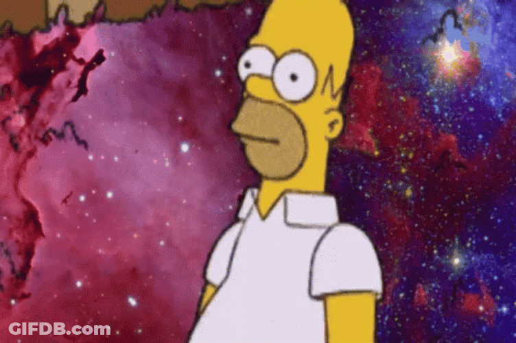 Homer Simpson Bush GIF