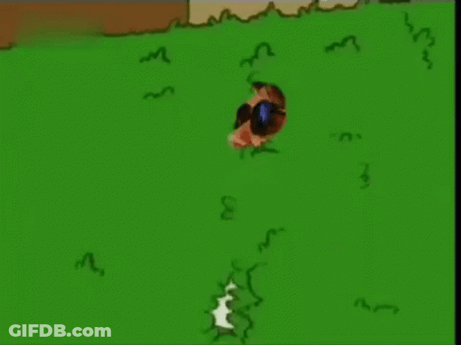 Homer Simpson Bush GIF