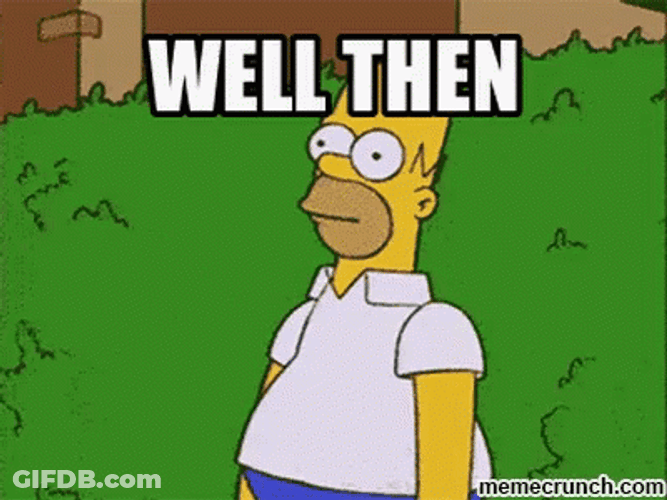 Homer Simpson Bush GIF