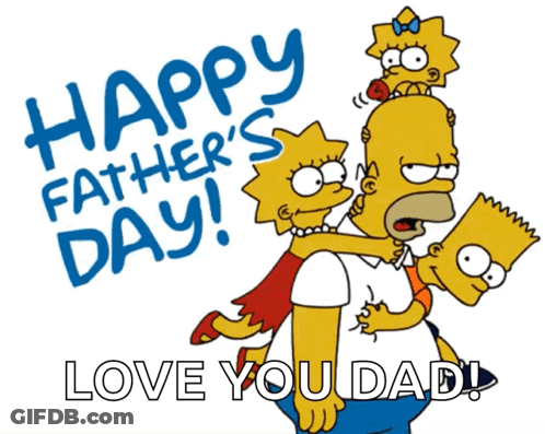 Homer Simpson Carrying Bart And Lisa GIF