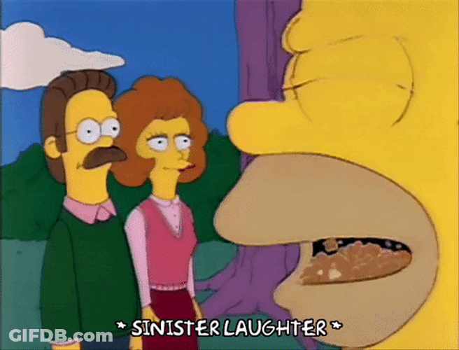 Homer Simpson Chewing GIF