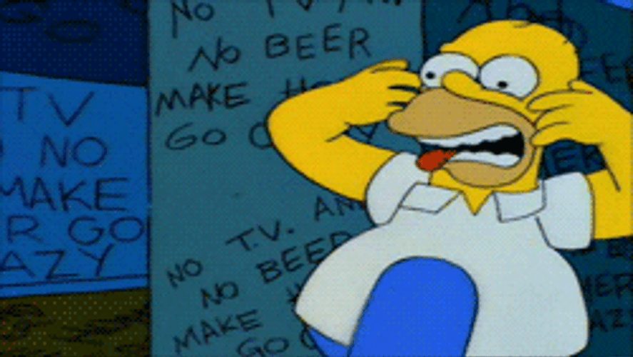 Homer Simpson Crazy Reaction GIF