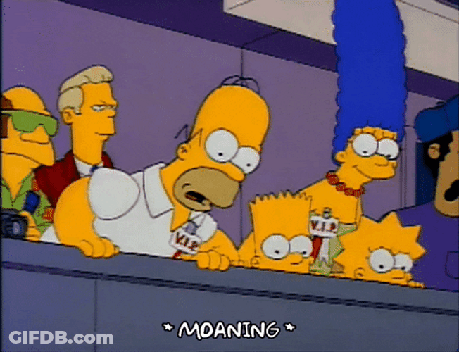 Homer Simpson Drooling Moaning GIF