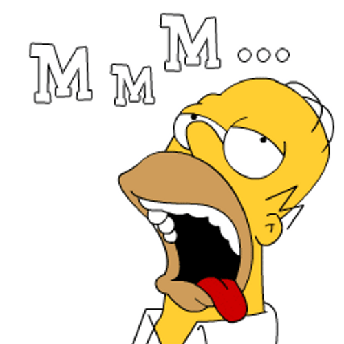 Homer Simpson Drooling Obnoxious GIF