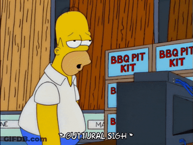 Homer Simpson Drooling Season 10 GIF