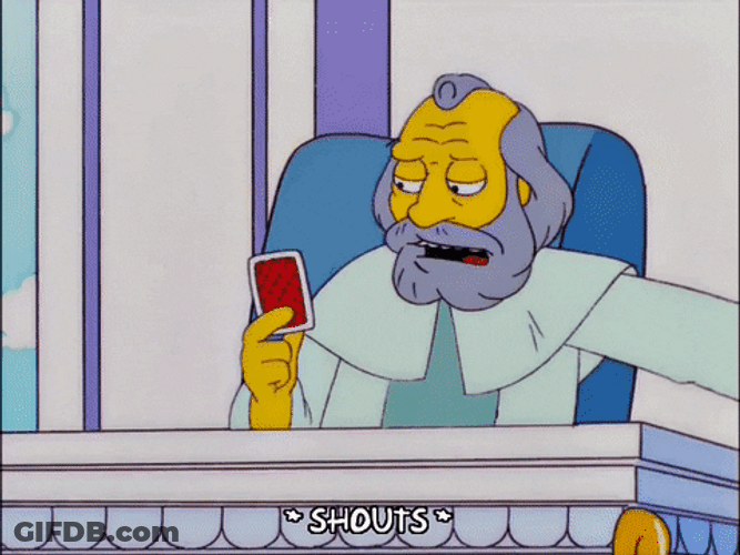 Homer Simpson Falls In Heaven GIF