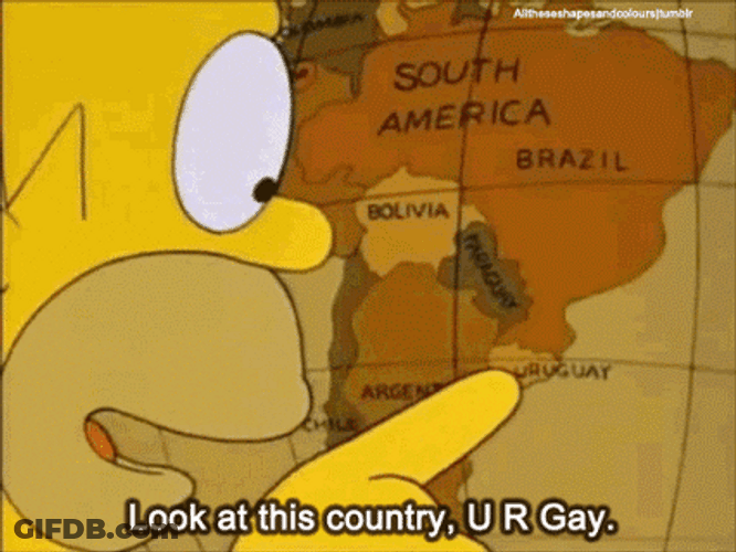 Homer Simpson Gay Meme GIF