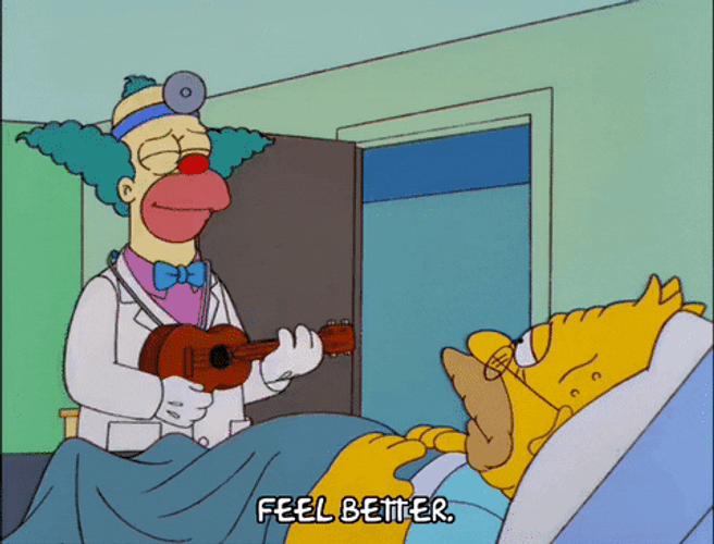 Homer Simpson Get Well Soon GIF