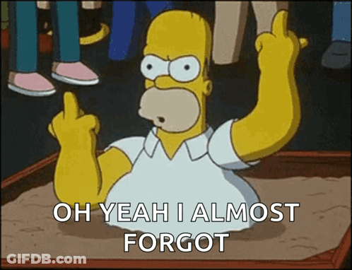 Homer Simpson Giving Middle Finger GIF