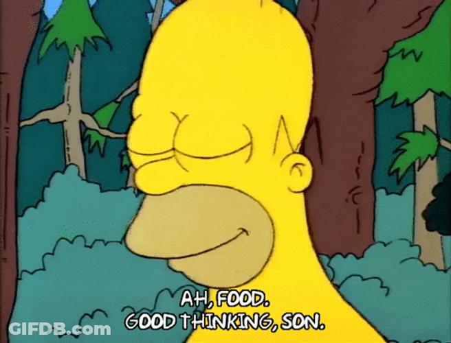 Homer Simpson Good Thinking Scene GIF